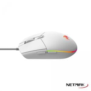 Mouse USB Gamer Netmak Expert Blanco (NM-EXPERT-W)