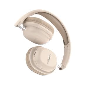Auricular Bluetooth Dual Tipo Vincha Netmak (NM-LIVE-M) Beige