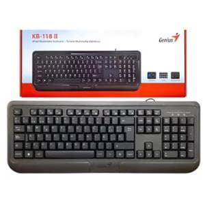 Teclado USB Genius KB-118 II Negro