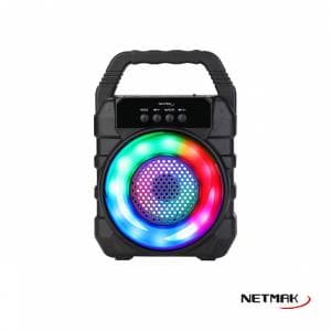 Parlante Portatil Bluetooth Led Giratorio Netmak (NM-TAYLOR)