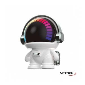 Parlante Robot Bluetooth Luces Audioritmicas Netmak (NM-ALPHA)