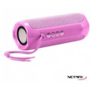 Parlante Bluetooth Netmak 10W (NM-FLOW-P) Rosa - 50% OFF