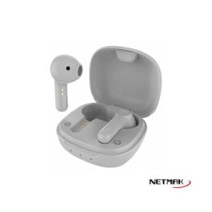 Auricular Bluetooth TWS Touch Netmak (NM-MIKO-W) White