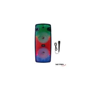 Parlante Karaoke BT con panel Led RGB Netmak (NM-YANKEE)