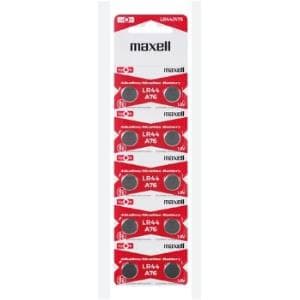 Pila Maxell Alcalina LR44-A76 Blister x10