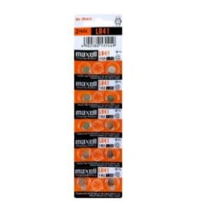 Pila Maxell Alcalina LR41-192 Blister x10