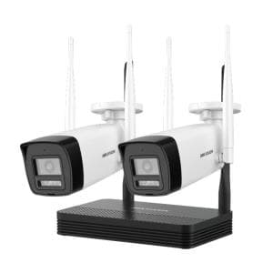 Kit NVS IP 2 Bullet 2mp Wi-Fi Hikvision (NKS422W0H)