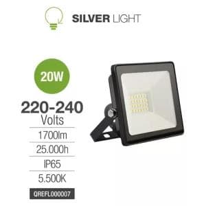 Reflector Led 20W Luz Fria SilverLight (QREFL000007)
