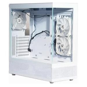 Gabinete Gamer Solarmax CM-W930-SF Blanco Sin Fuente (IC04 202851 M)
