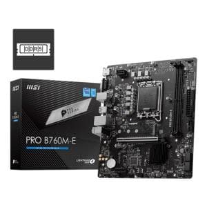 Mother MSI PRO B760M-E INTEL DDR5 (911-7D48-064)