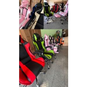 Silla Gamer Reforzada Con Apoya Pie Black/Gren 15% OFF