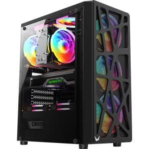 Gabinete Gamer Formula V LINE CASE MANA GEOMETRY BLACK