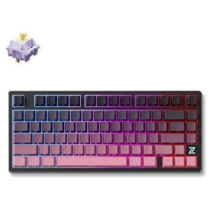 Teclado Mecanico Z75S Black-Pink (MCZ75S9) A01765