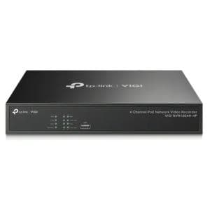 NVR Tp-Link 4 Canales PoE 1Sata 10TB H.265 VIGI NVR1004H-4P