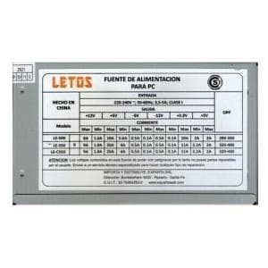 Fuente Letos 550W (LE-C550)
