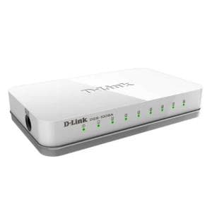 Switch D-Link 8 Puertos 10/100 Mbps (DGS-1008A)