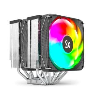 Cooler CPU Solarmax Doble Torre 12mm Fan ARGB TDP 260w (CC-621A) (IC04 202851 M)