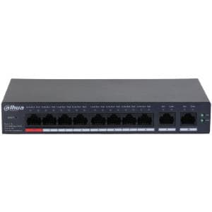 Switch 10 Puertos 8 PoE Dahua (DH-CS4010-8ET-110)SIN FUENTE