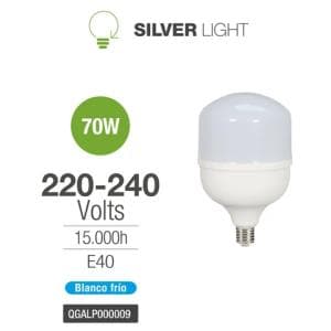 Lampara Galponera Led 70w 6500K Fria Silver Light (QGALP000009)
