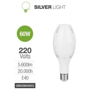 Lampara Led Mini Manolia 60W 5600LM Silver Light (QMAGN000002)