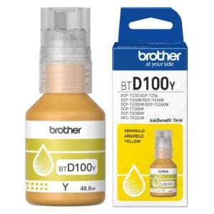 Botella Tinta Brother X 48.8 Ml Amarillo BTD100Y