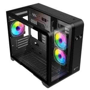 Gabinete Gamer JALATEC (JT-KS31) Lateral/Frente Vidrio Fuente 750W 80 Plus Bronze