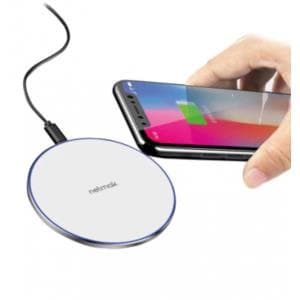 Base de Carga Inalambrica de 15W Netmak (NM-BC16-W) Blanco