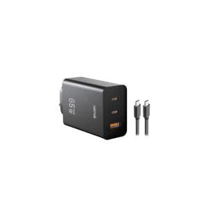 Cargador Triple Gan 65W con Cable Netmak (NM-CP42)