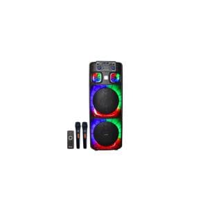 Parlante Bluetooth 12"X2 con Microfono Inl Netmak (NM-NONSTOP)