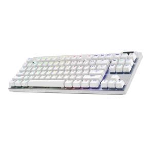 Teclado Gaming Logitech G PRO X TKL LigthSpeed White Ingles (920-012143)