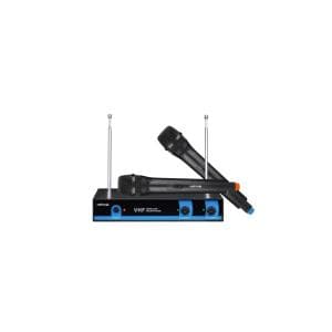 Microfono Inalambrico Recargable x2 Netmak (NM-MC25)