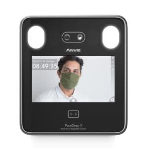 Control Acceso Biometrico Facial Anviz WIFI FaceDeep 3 Sin Fuente