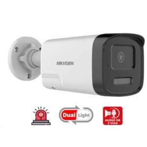 Camara CCTV 2.8 Mm Bullet Plastica 1080 HD Hikvision (DS-2CE16D0T-LTS)