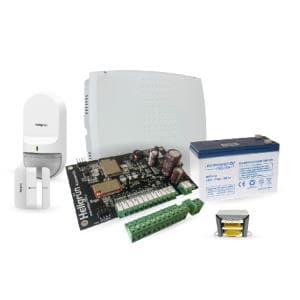 Kit 1 Plus GL-K1i Hellgrün 8 zonas Wifi/Llavero GL-RMTB/Magnetico GL-MAGBORN/Pir Inalambrico SKP182 S3618/Fuente 18vC 2Ah 36w S/Bateria