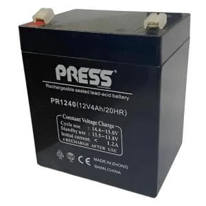 Bateria de Gel Recargable de 4A  12V PRESS (PR1240)