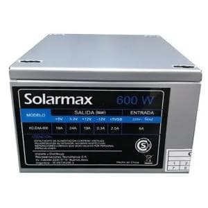 Fuente Slim Solarmax 600w Negro (KC-EAA-600)