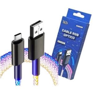 Cable USB a USB Tipo C RGB Optico Int.Co (CP01-20-021)