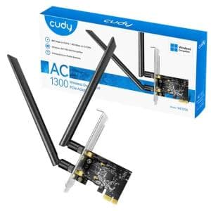 Placa de Red PCI-E AC1300 WiFi 5 Cudy (WE1300)
