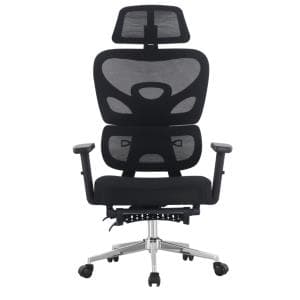 Silla Oficina Ergonomica Negra Empoli (EM-ERG3) HESX0129