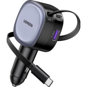 Cargador de Auto c/cable extensiible Ugreen (EC601) 55653
