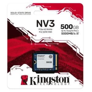 SSD "M.2" 500 GB NV3 G4 PCIe 4.0 Kingston NVMe 2230 (SNV3SM3/500G)