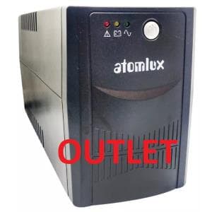 UPS + Estabilizador Atomlux 500Va Con Soft (UPS500TOWER-C/SOFT) - OUTLET SIN CAJA